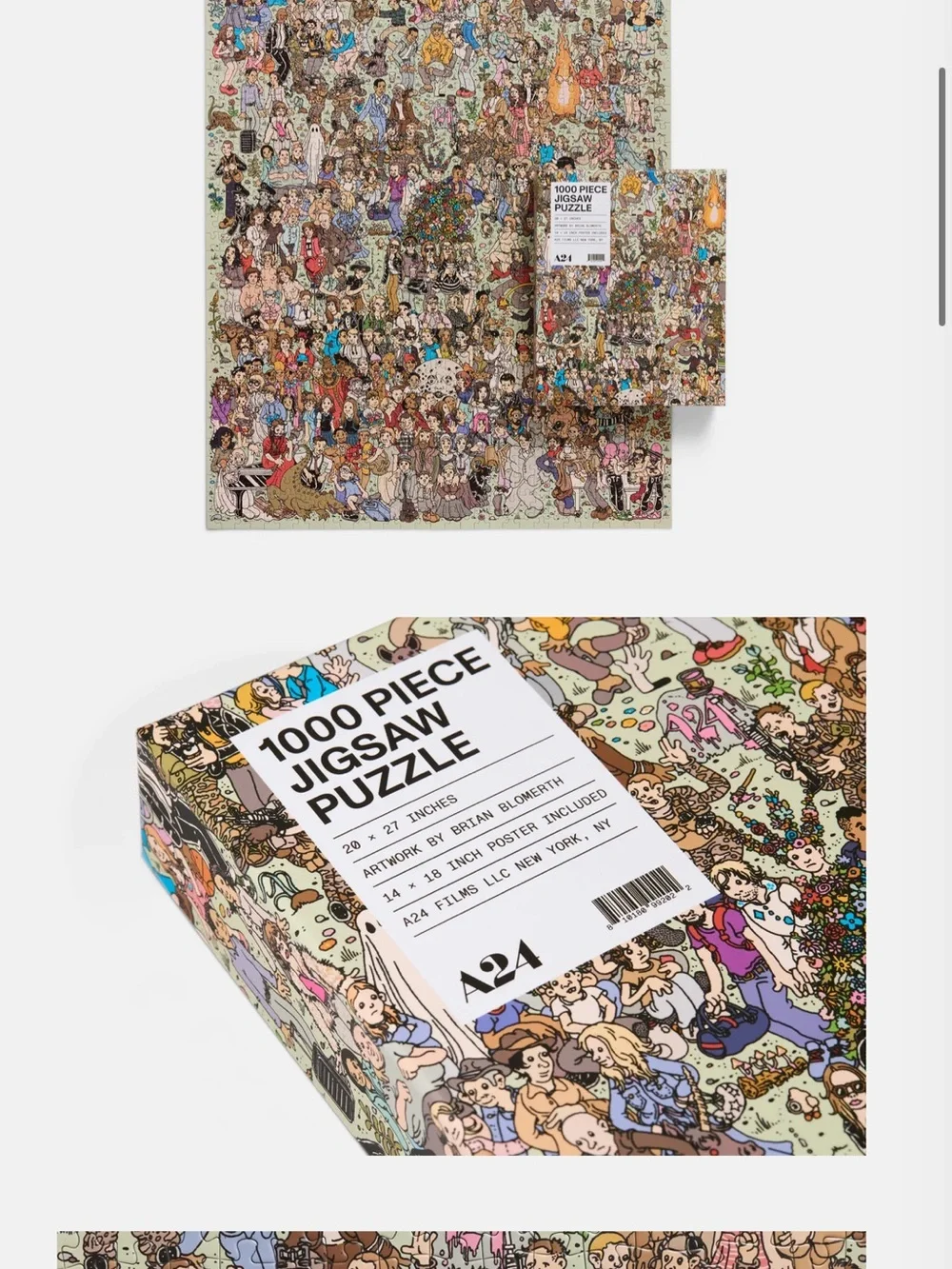 A24 1000 Piece Jigsaw Puzzle
